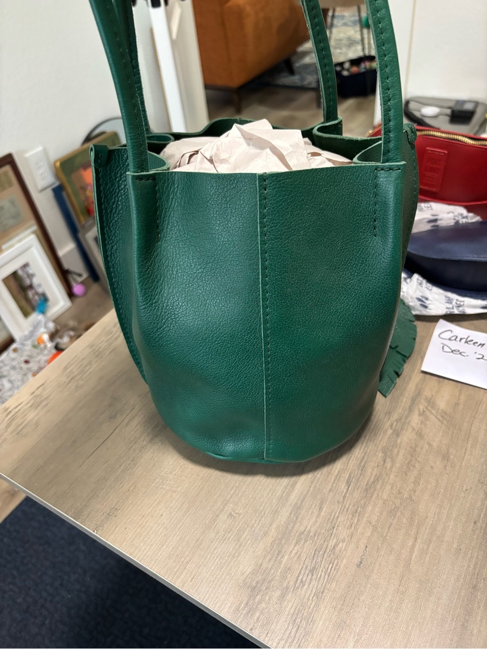 Portland Leather Goods Bacalar “Devan” Bucket Tote Bag (Classic)